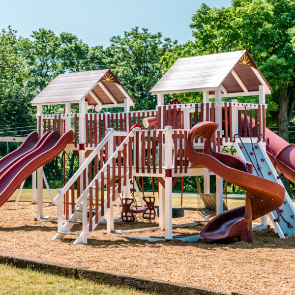 Bright White w Red Accessories and Red Accents