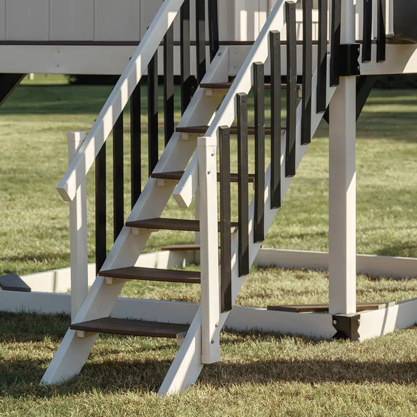 Staircase with Poly Railing
