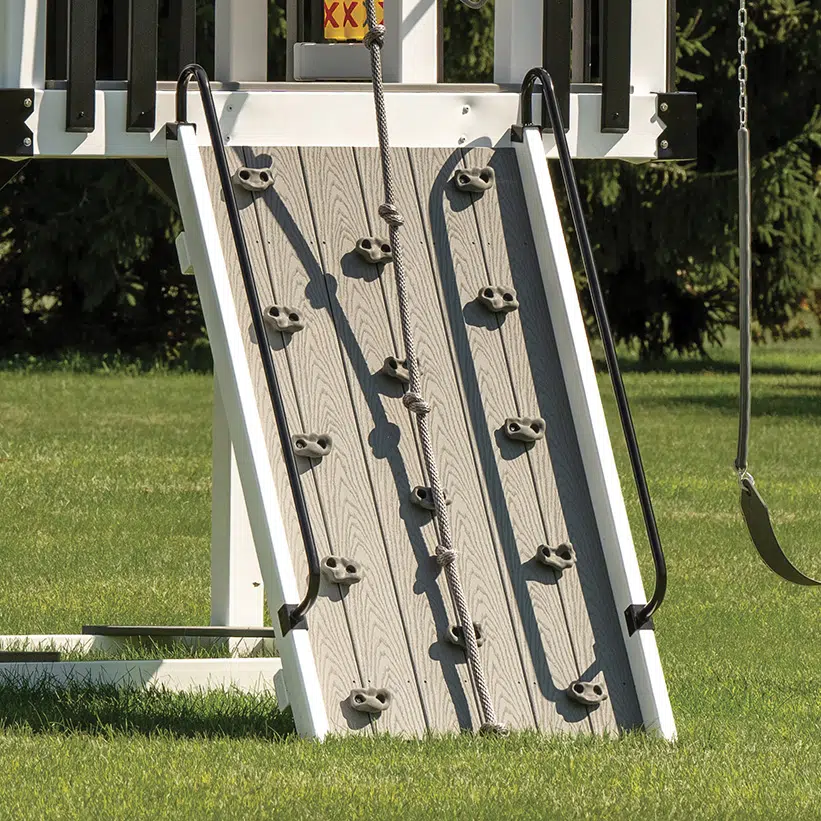 Full Width Rockwall – For Swing Sets and Playhouses