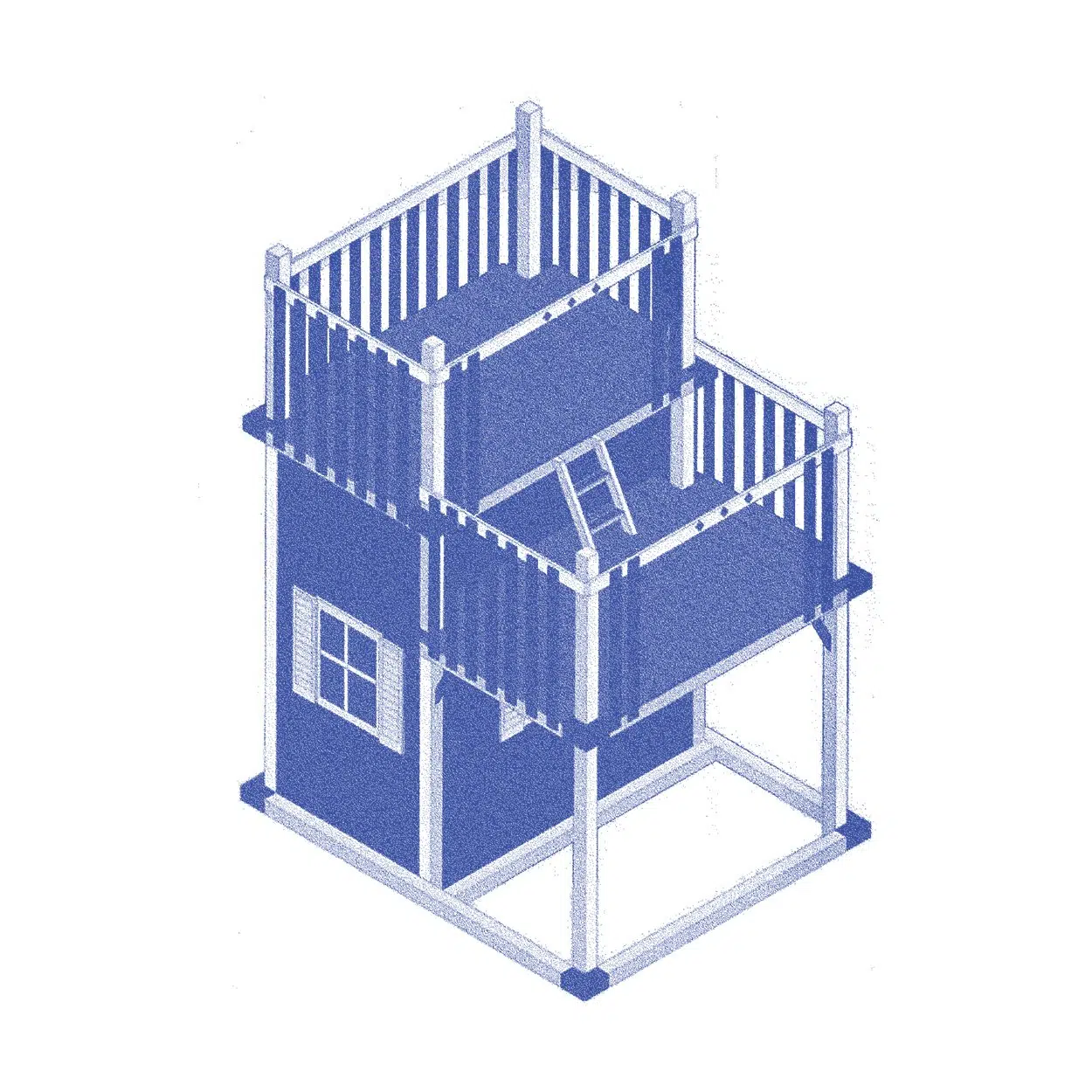 6×8 Double Deck Clubhouse Tower